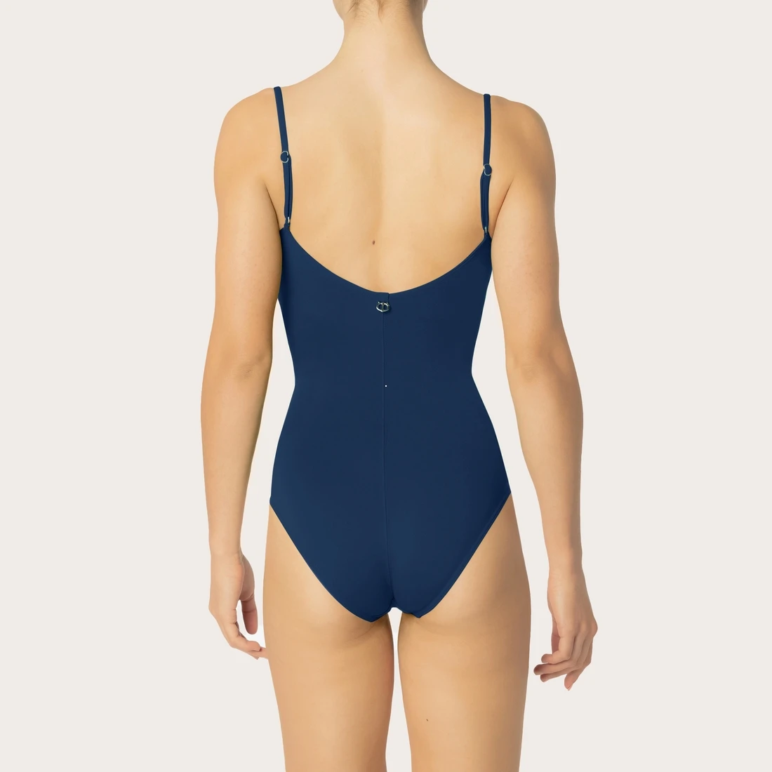 Maillot De Bain Une Pièce Nageur Fines Bretelles Essentiel – Image 2