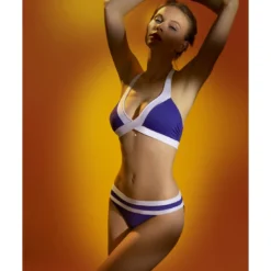 Maillot 2 Pièces Triangle Bicolore Aladin