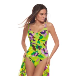 Maillot De Bain Une Piece Imprimé Classique Amal
