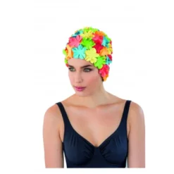Bonnet De Bain à Fleurs