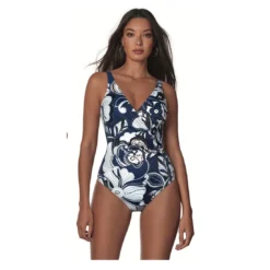 Maillot De Bain Une Pièce Gainant Imprimé Cashemire Dilan