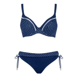 Maillot De Bain Deux Pièces Bonnet Profond Dot