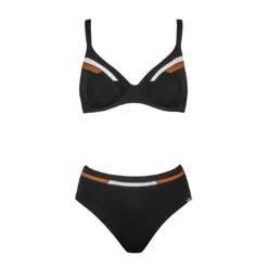 Maillot De Bain Deux Pièces Avec Armatures Noir Earth Tunes