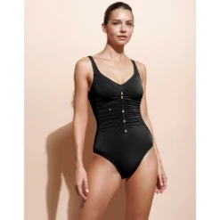 Maillot De Bain Une Pièce Avec Mousses Uni Sport Nos