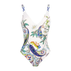 Maillot De Bain Une Pièce Nageur Imprimé Odysse Cashmer