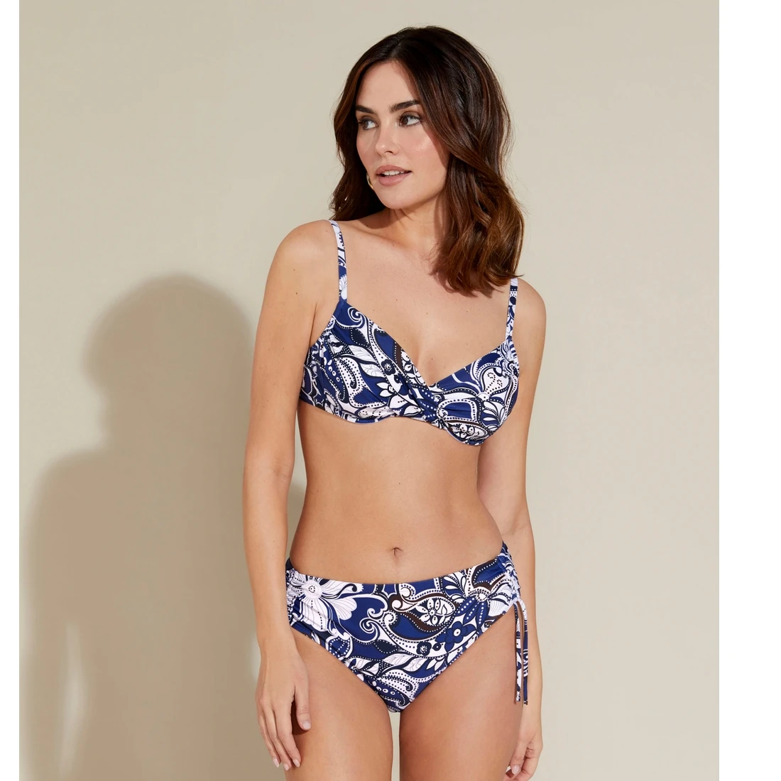 Maillot De Bain 2 Pièces Armatures Imprimé Cachemire Opal – Image 2