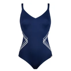 Maillot Gainant 1pièce Uni Marine Seaside Allude