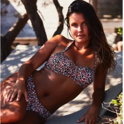 Maillot De Bain 2 Pièces Bandeau Panthère Tanza